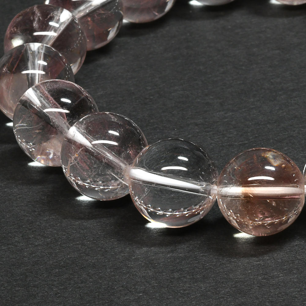 ピンクエンジェルラダークォーツ ブレスレット 12.5mm #UC344