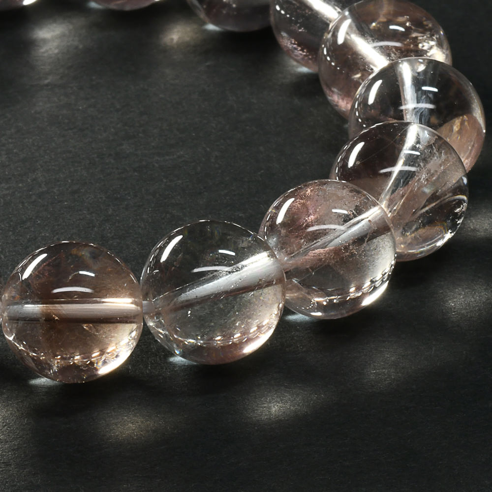 ピンクエンジェルラダークォーツ ブレスレット 12.5mm #UC344