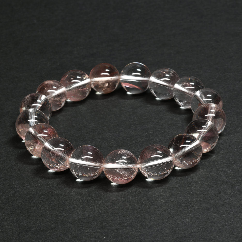 ピンクエンジェルラダークォーツ ブレスレット 12.5mm #UC344