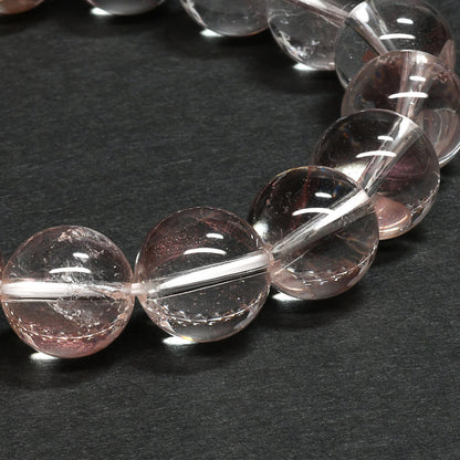 ピンクエンジェルラダークォーツ ブレスレット 12.5mm #UC344