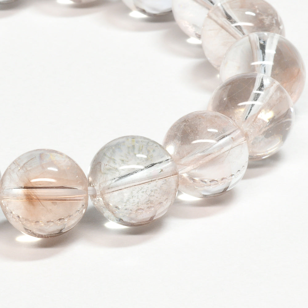 ピンクエンジェルラダークォーツ ブレスレット 12.5mm #UC344