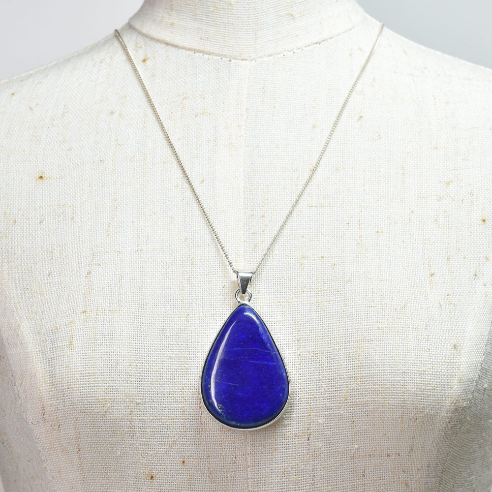 ラピスラズリ ペンダントトップ 42.2x23x5mm #SG064