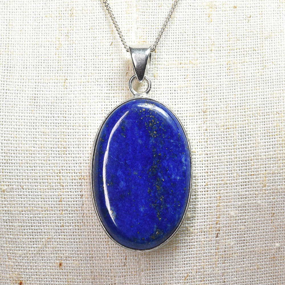 ラピスラズリ ペンダントトップ 40x20.8x5.3mm #SG063