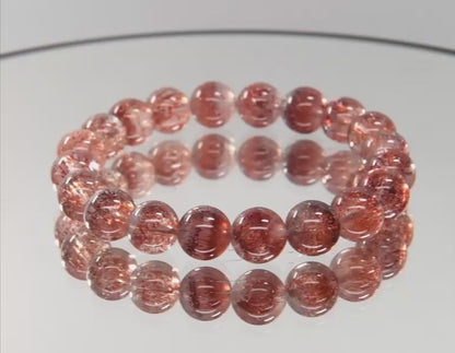 レピドクロサイトインクォーツ ブレスレット 9.5mm #RL145