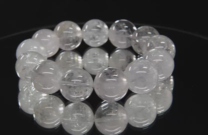 [鑑別付]ピンクダンビュライト ブレスレット 18-19.5mm #SC045