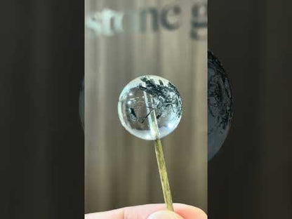 スティブナイトインクォーツ ビーズ 19.7mm #SD063