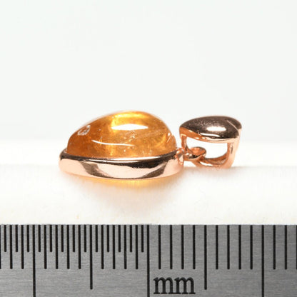 イエロー・トルマリン ペンダントトップ 10x12x5mm #PJ300 - premium stone gallery LIVE