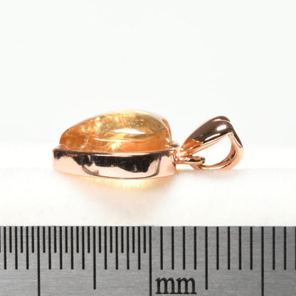 イエロー・トルマリン ペンダントトップ 11x12x5.5mm #PJ302 - premium stone gallery LIVE